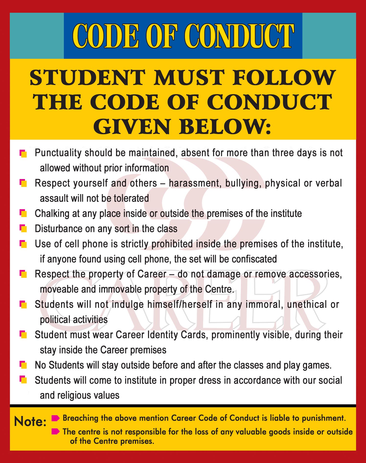 code-of-conduct-career-education